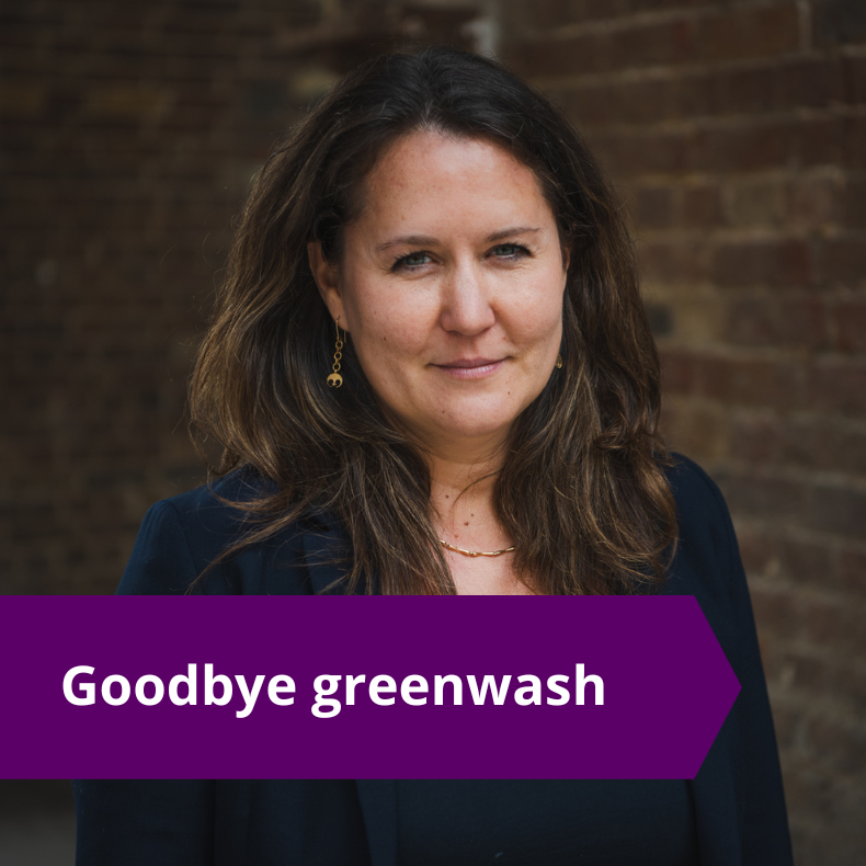 Goodbye Greenwash